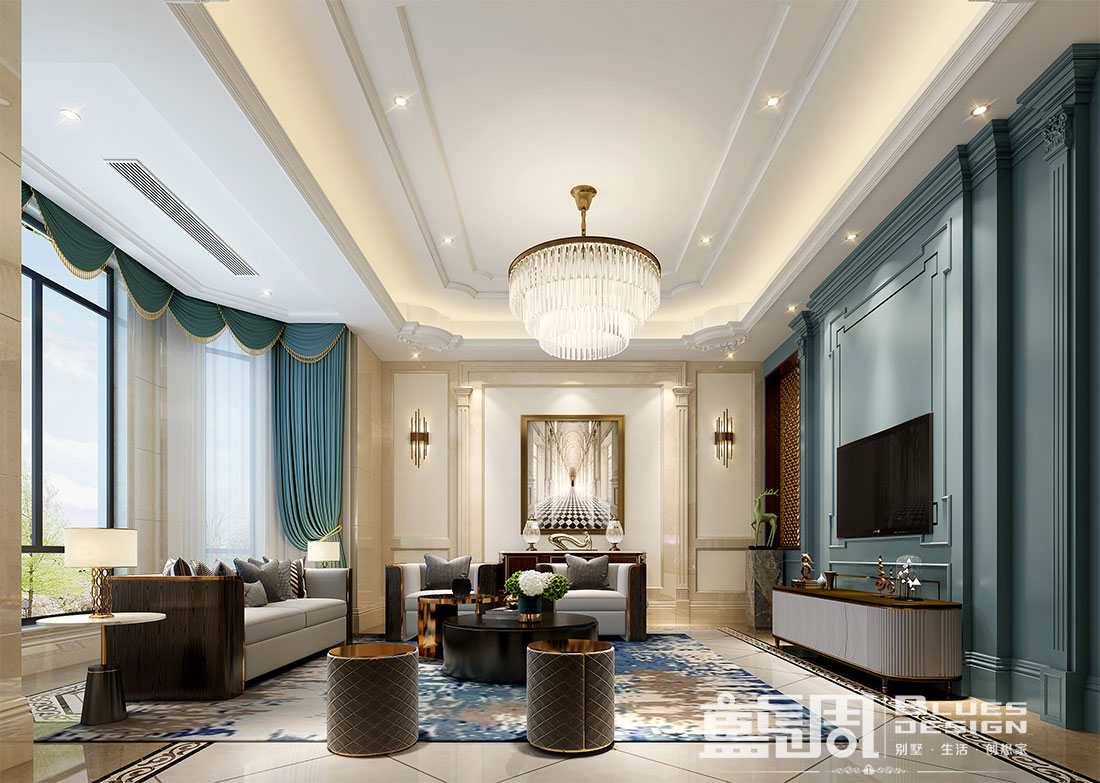 藍(lán)調(diào)別墅設(shè)計(jì)