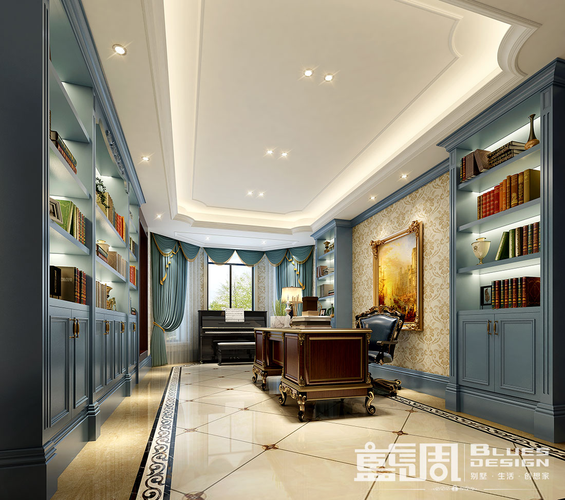 藍(lán)調(diào)別墅設(shè)計(jì)